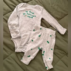 My first St. Patrick’s Day two piece outfit